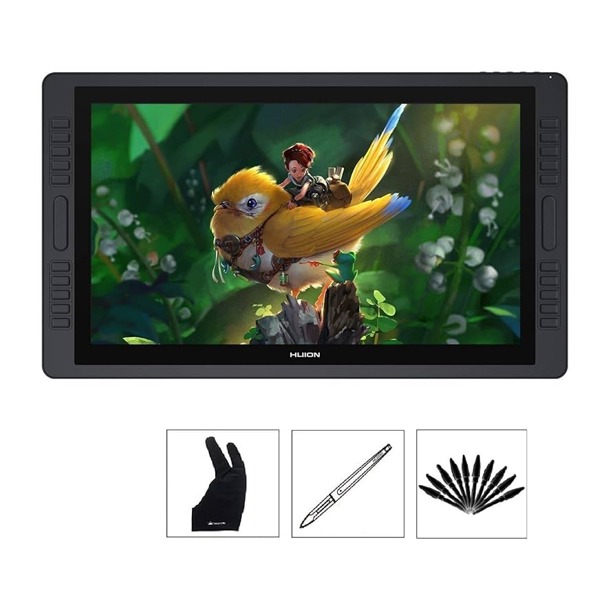 HUION KAMVAS GT-221 Pro 21.5インチ 液タブ HUIONの液晶ペンタブレット KAMVAS GT-221 Proを使ってみた